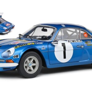 Modellino auto scala 1:18 Solido ALPINE A110 1600S RALLY MONTE CARLO 1972 THERIER-ROURE modellismo