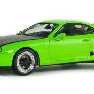 Modellino auto scala 1:43 Solido  TOYOTA SUPRA MK.4 SOLIDO WORKS NEON GREEN 2001 diecast modellismo statico