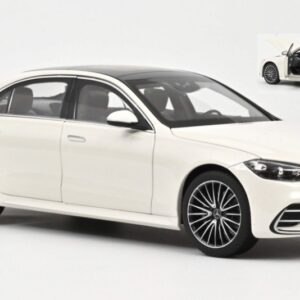 Modellino auto scala 1:18 Norev MERCEDES S-CLASS AMG LINE 2021 WHITE diecast modellismo statico