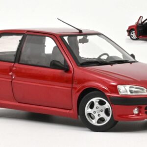 Modellino auto scala 1:18 Norev PEUGEOT 106 S16 1998 RED diecast modellismo statico