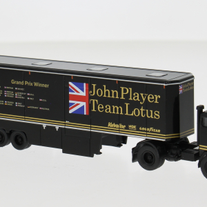 Modellino auto formula 1 F1 1:87 VOLVO F 89 RENNTRANSPORT-SZ 1973 JOHN PLAYER TEAM LOTUS modellismo