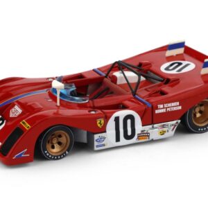 Modellino auto scala 1:43 Brumm FERRARI 312 PB N.10 2nd BRANDS HATCH 1972 PETERSON-SCHENKEN
