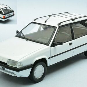 Modellino auto scala 1:24 CITRONE BX BREAK 1986 WHITE diecast modellismo statico