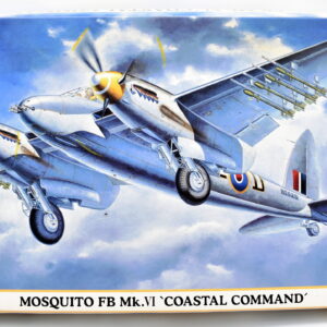 Modellini aerei militari model kit montaggio MOSQUITO FB MK.VI COASTAL COMMAND hasegawa scala 1:72 modellismo