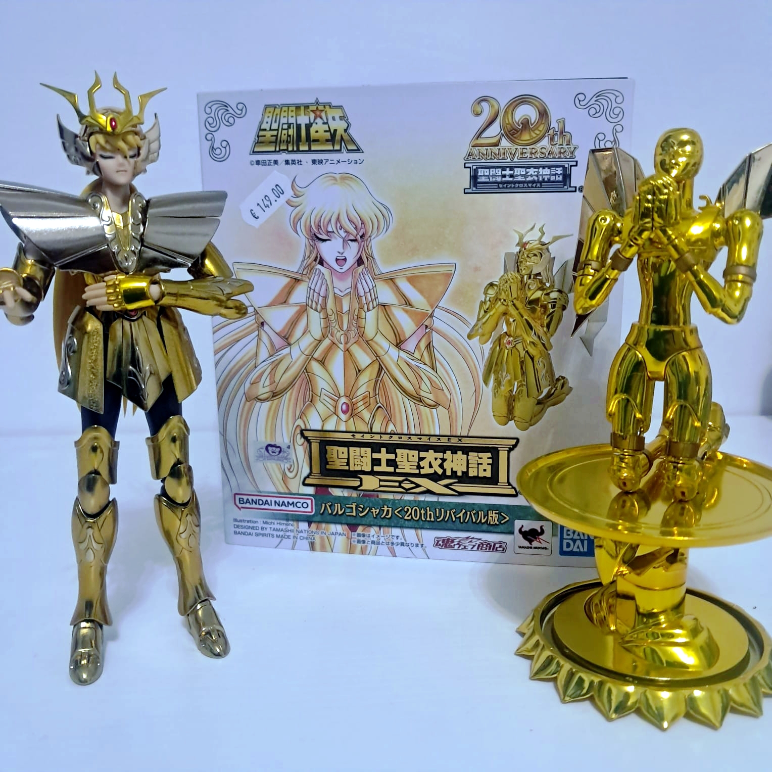Action Figure Saint Seiya Myth Cloth EX Virgo Shaka 20th Anniversary Revival Bandai