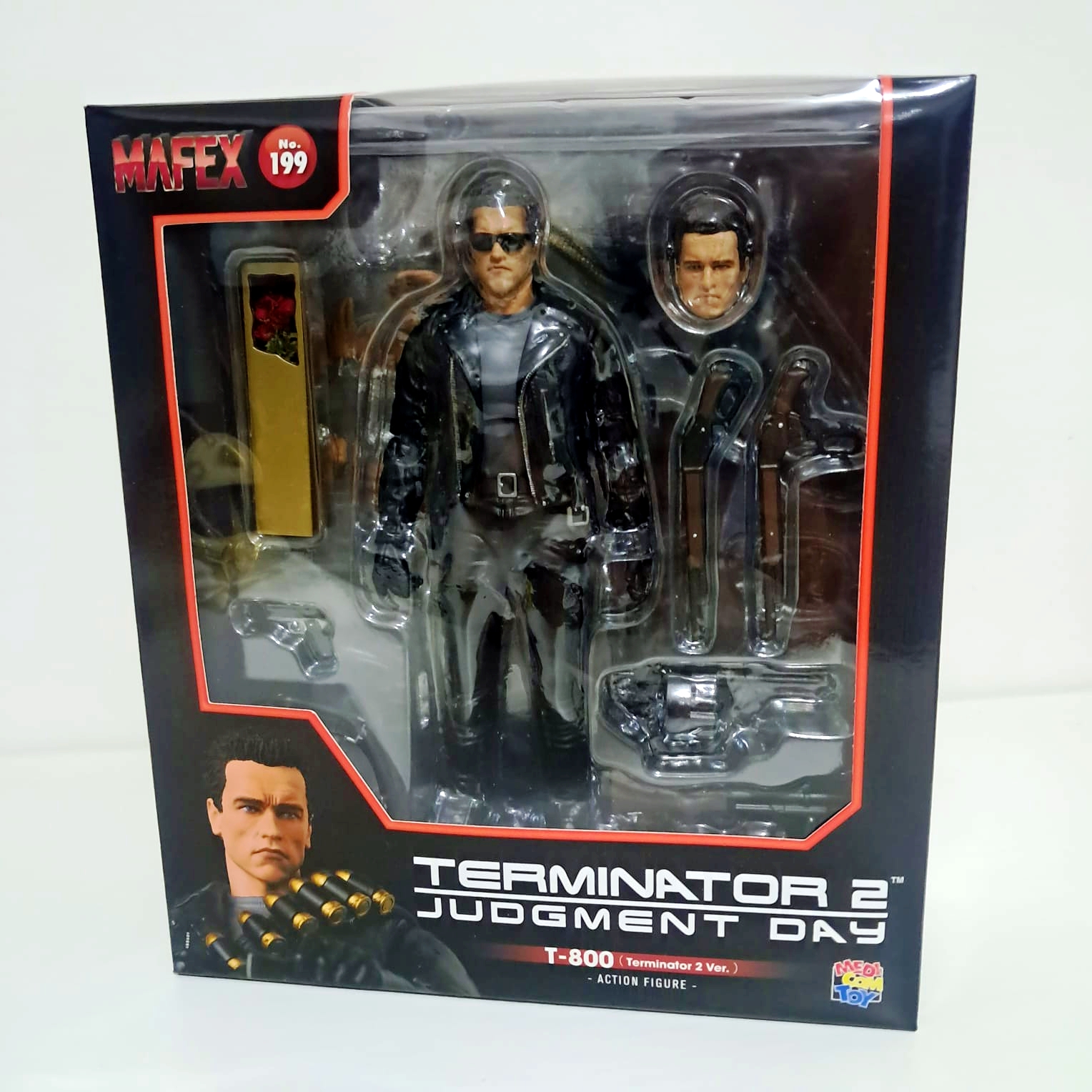 Action figure Terminator 2 T-800 MAFEX No.199 Medicom Toy Arnold Schwarzenegger